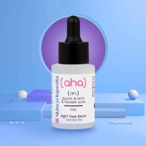 SKINCYCLOPEDIA AHA+PHA 20% noćni serum za lice, 30ml